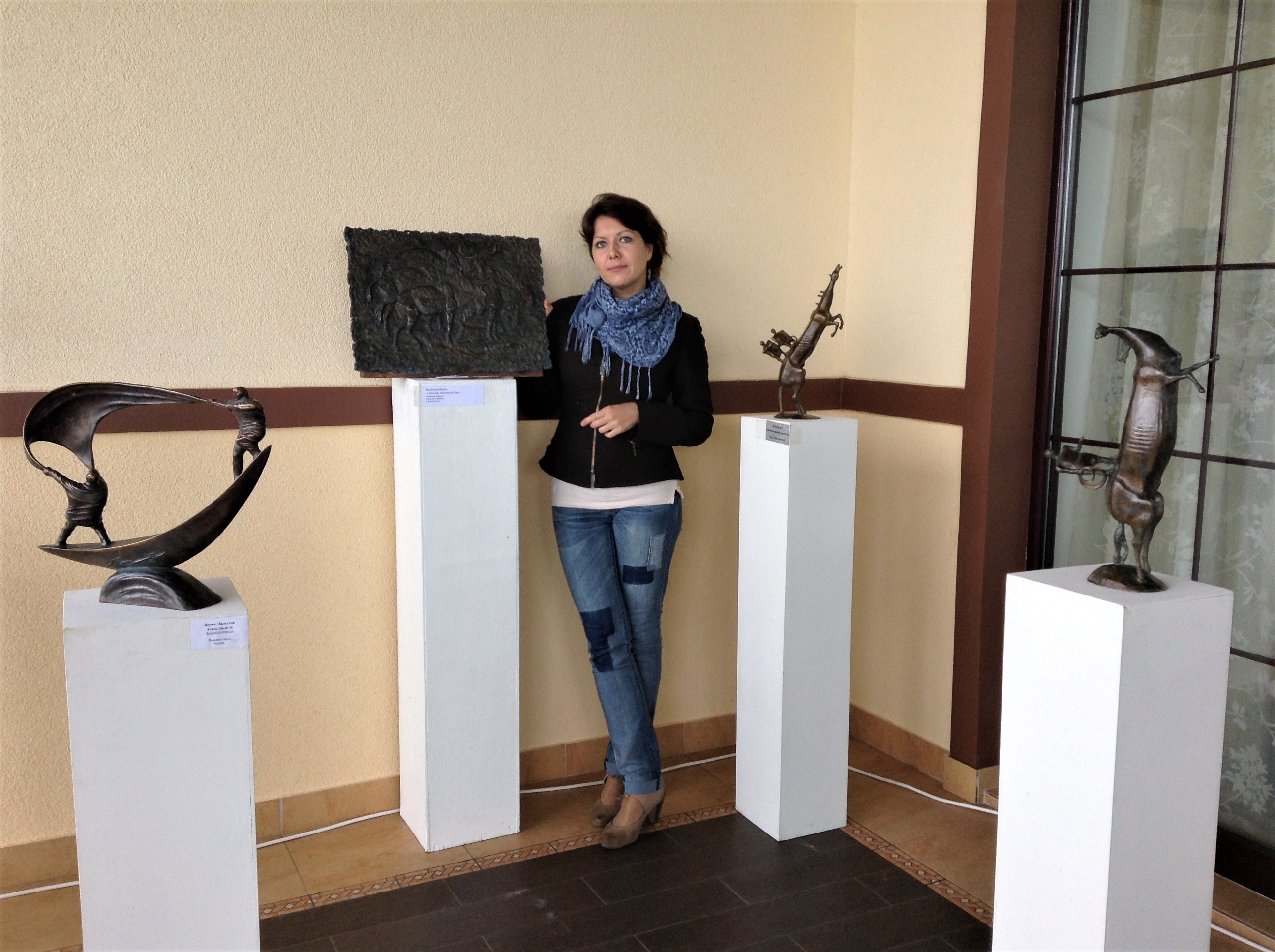 Выставка объединения московских скульпторов , КСК «Дивный», осень, 2017.