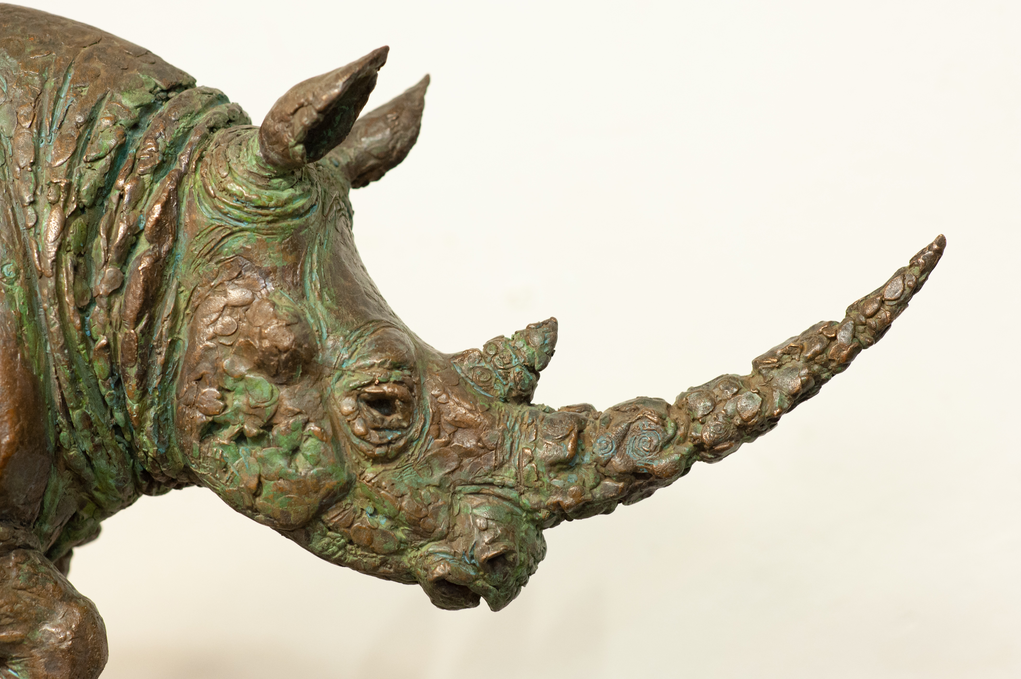 Скульптура носорога в бронзе, скульптура на заказ, авторская скульптура. скульптор Ольга Колосова.