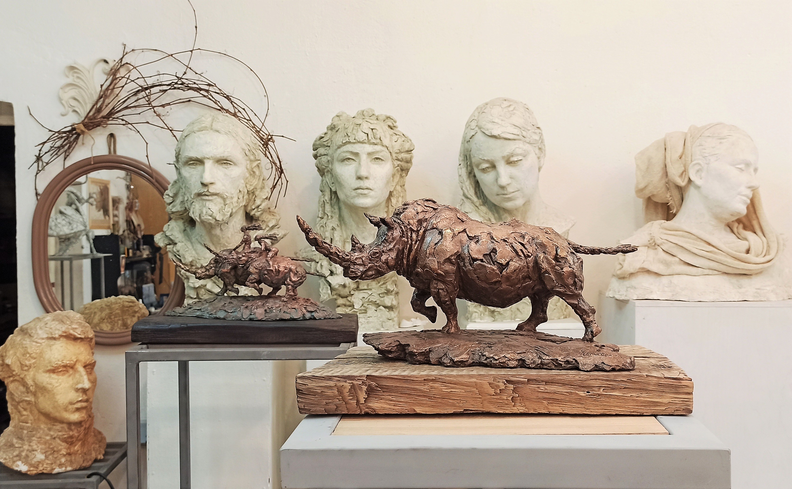 мастерская скульптора Ольги Колосовой, авторскую скульптуру из бронзы  купить. 