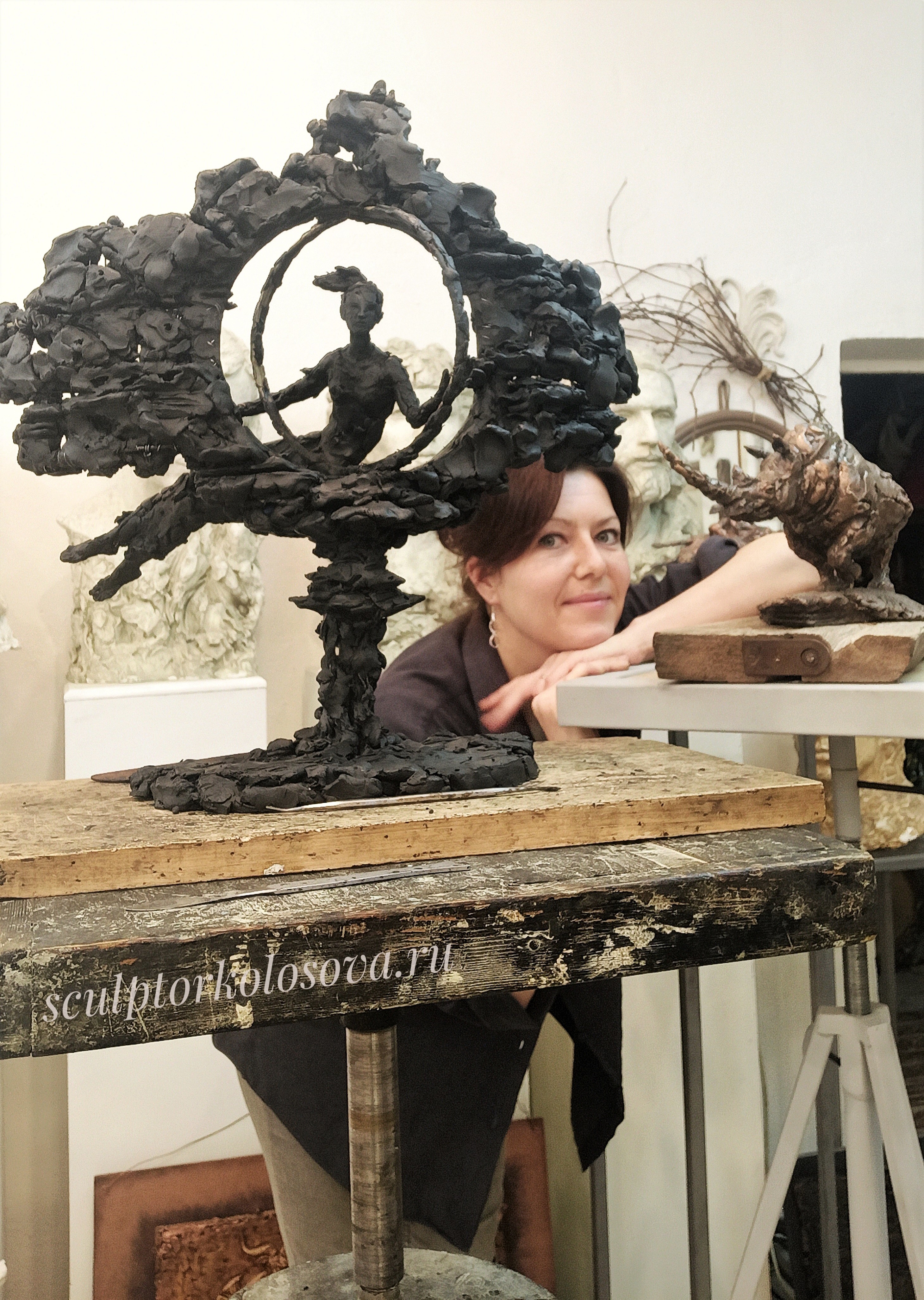 мастерская скульптора Колосовой Ольги