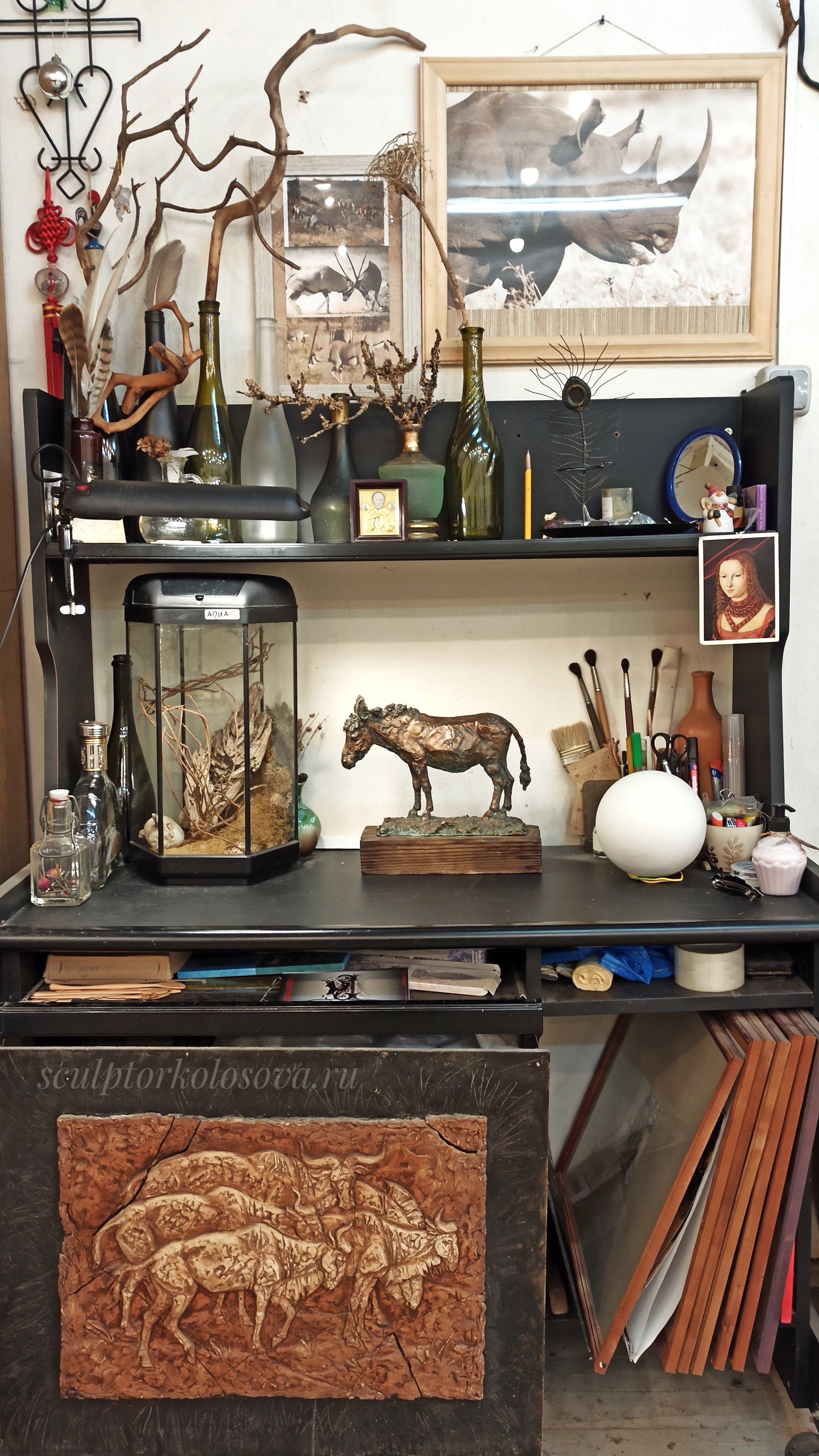 мастерская скульптора Ольги Колосовой.
