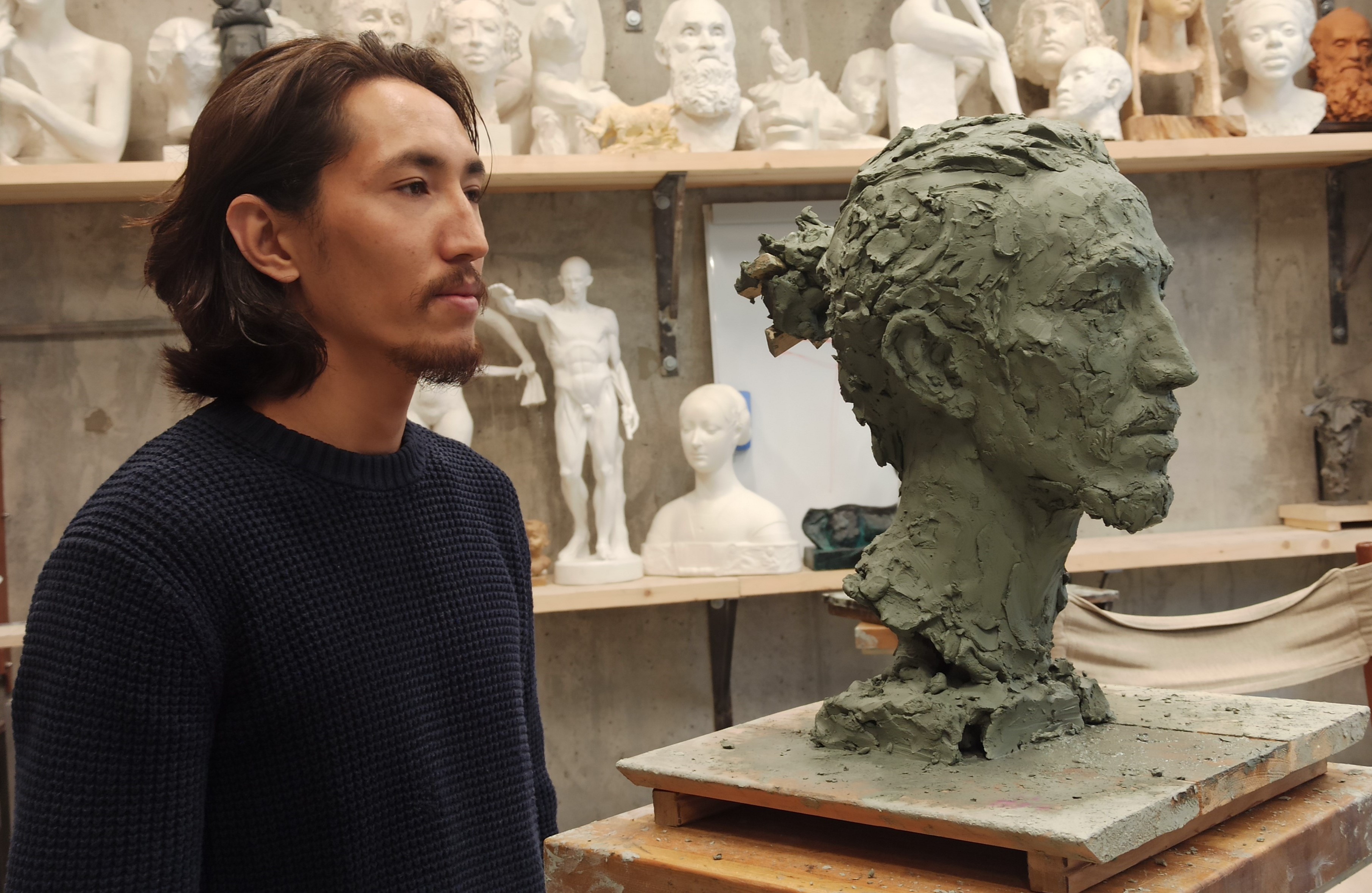 Скульптурный портрет на заказ