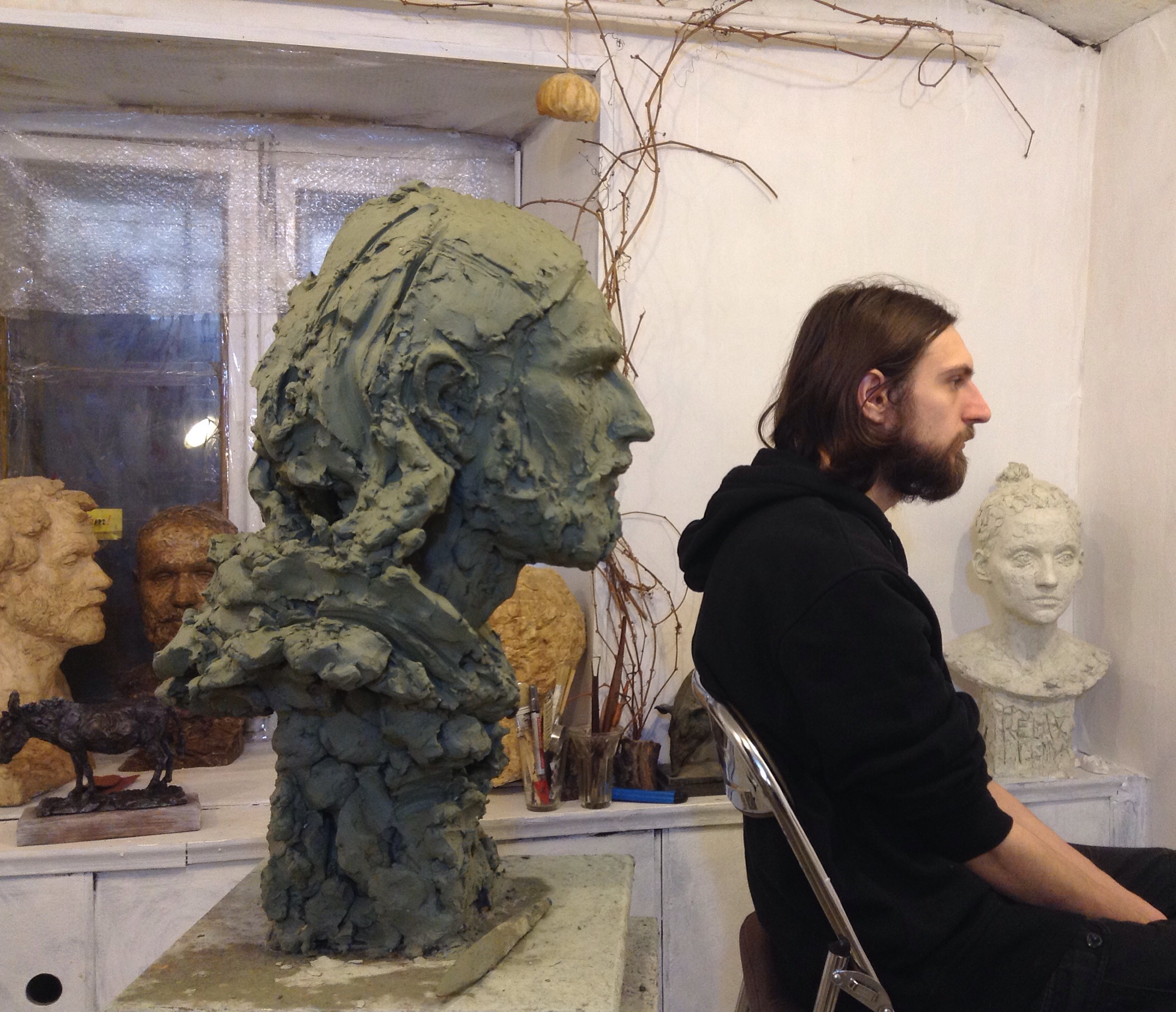 Скульптурный портрет на заказ.