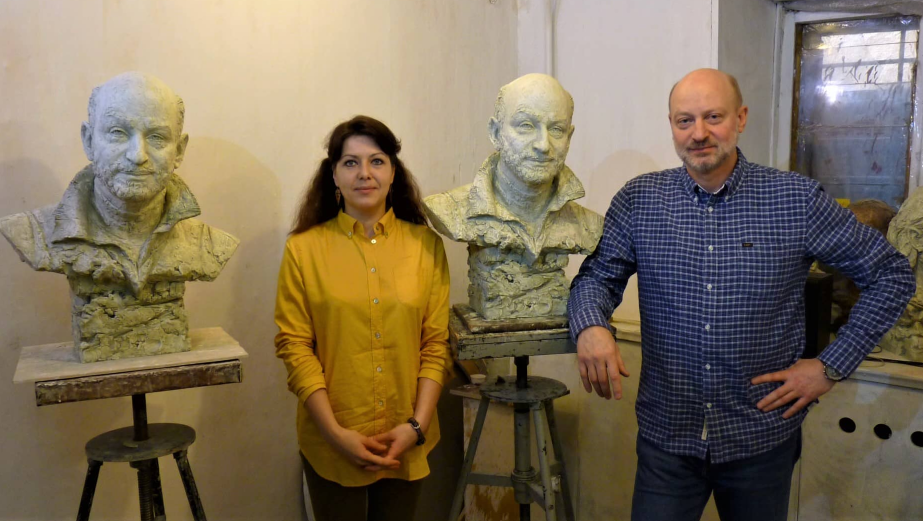 Скульптурный портрет  на заказ.  скульптор Ольга Колосова.