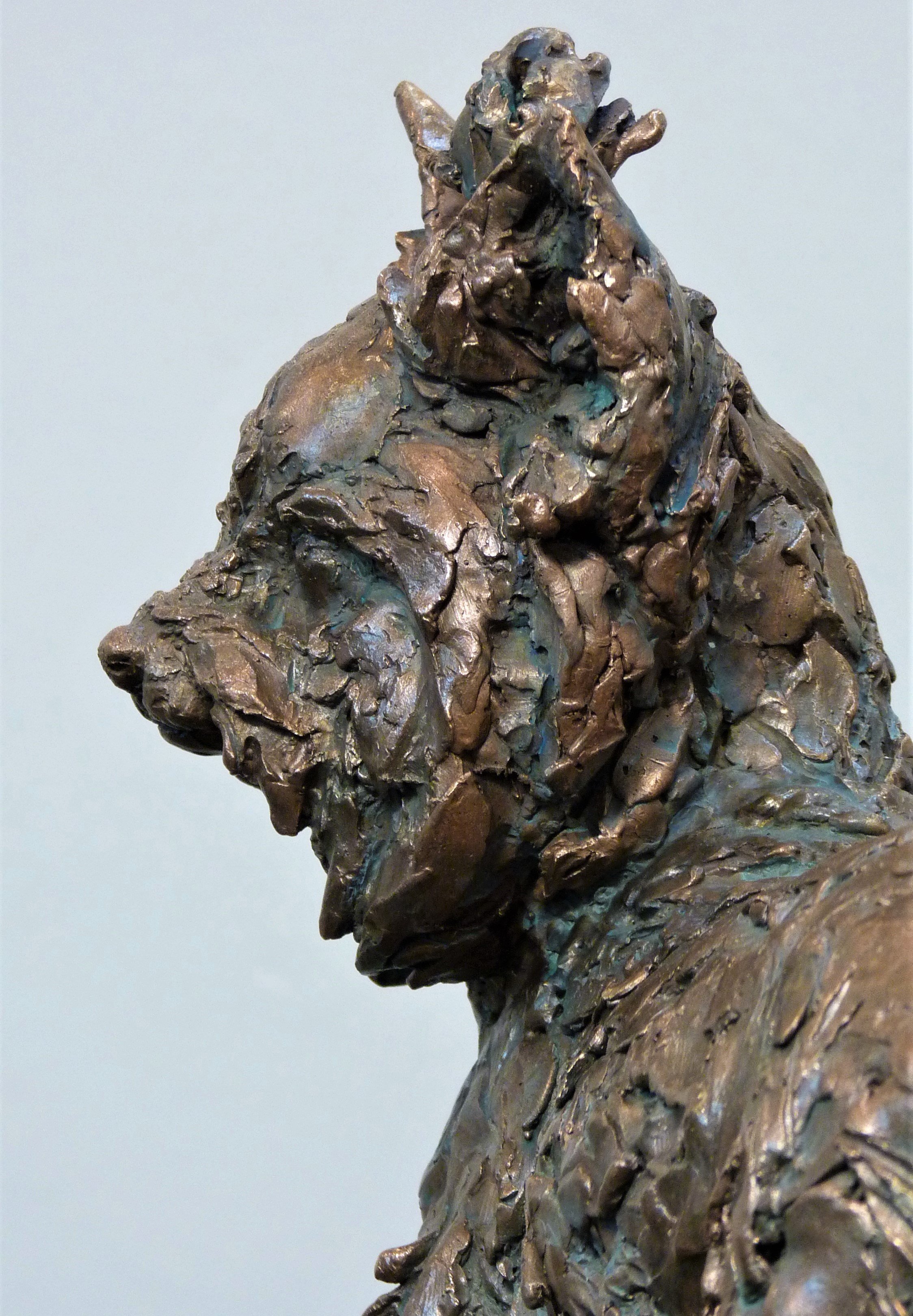 скульптура собаки  в  бронзе, скульптуру животного из бронзы купить скульптор Ольга Колосова, скульптура на заказ, интерьерная скульптура на заказ.