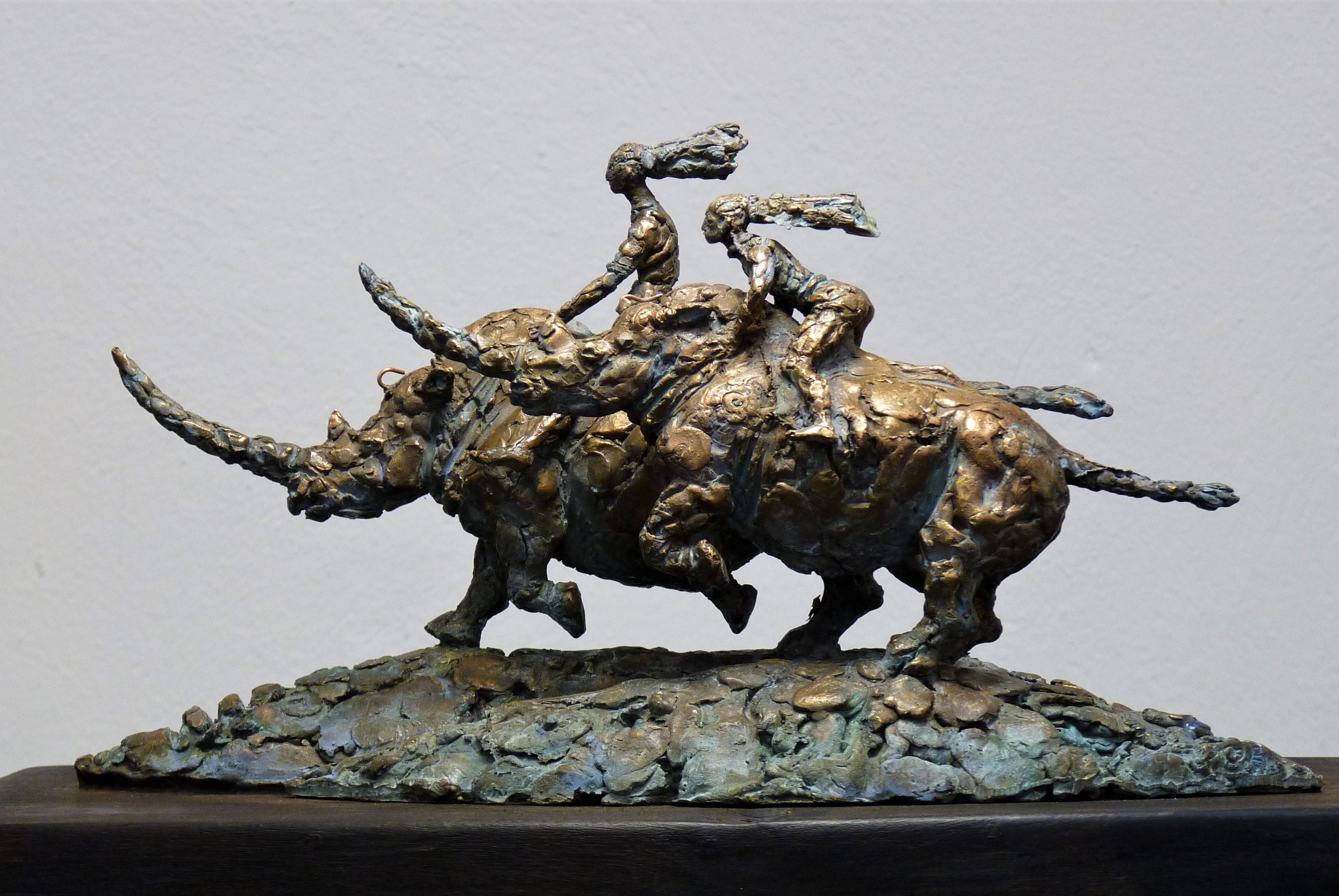 скульптура Всадницы, скульптор Ольга Колосова, авторская скульптура из бронзы на заказ.