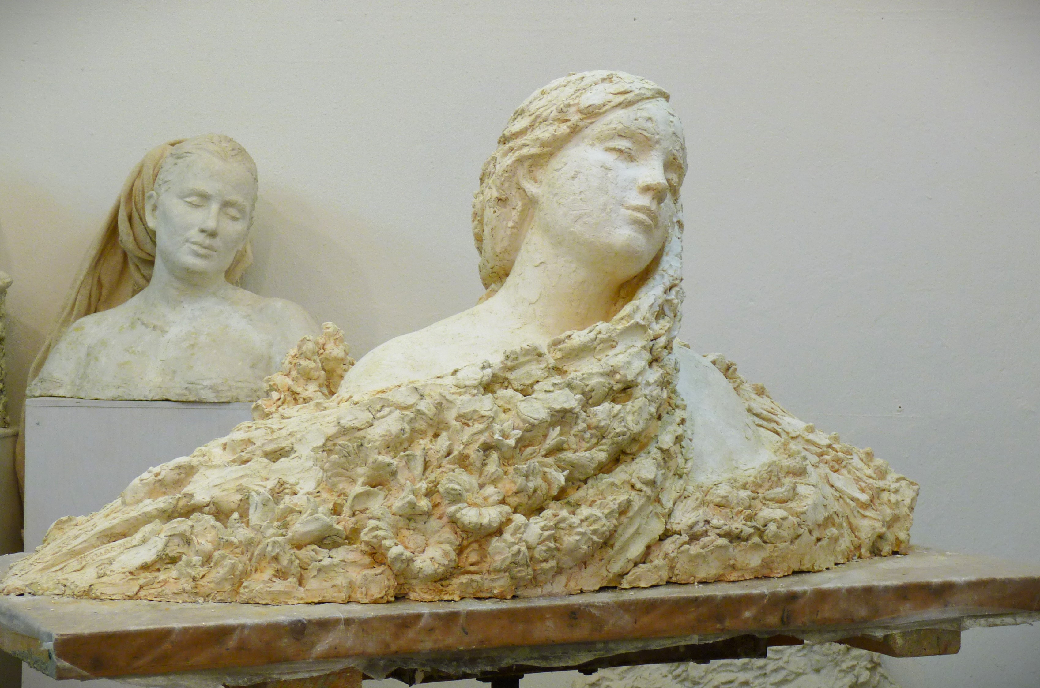 Скульптурный портрет на заказ, бюст на заказ, скульптор Ольга Колосова.