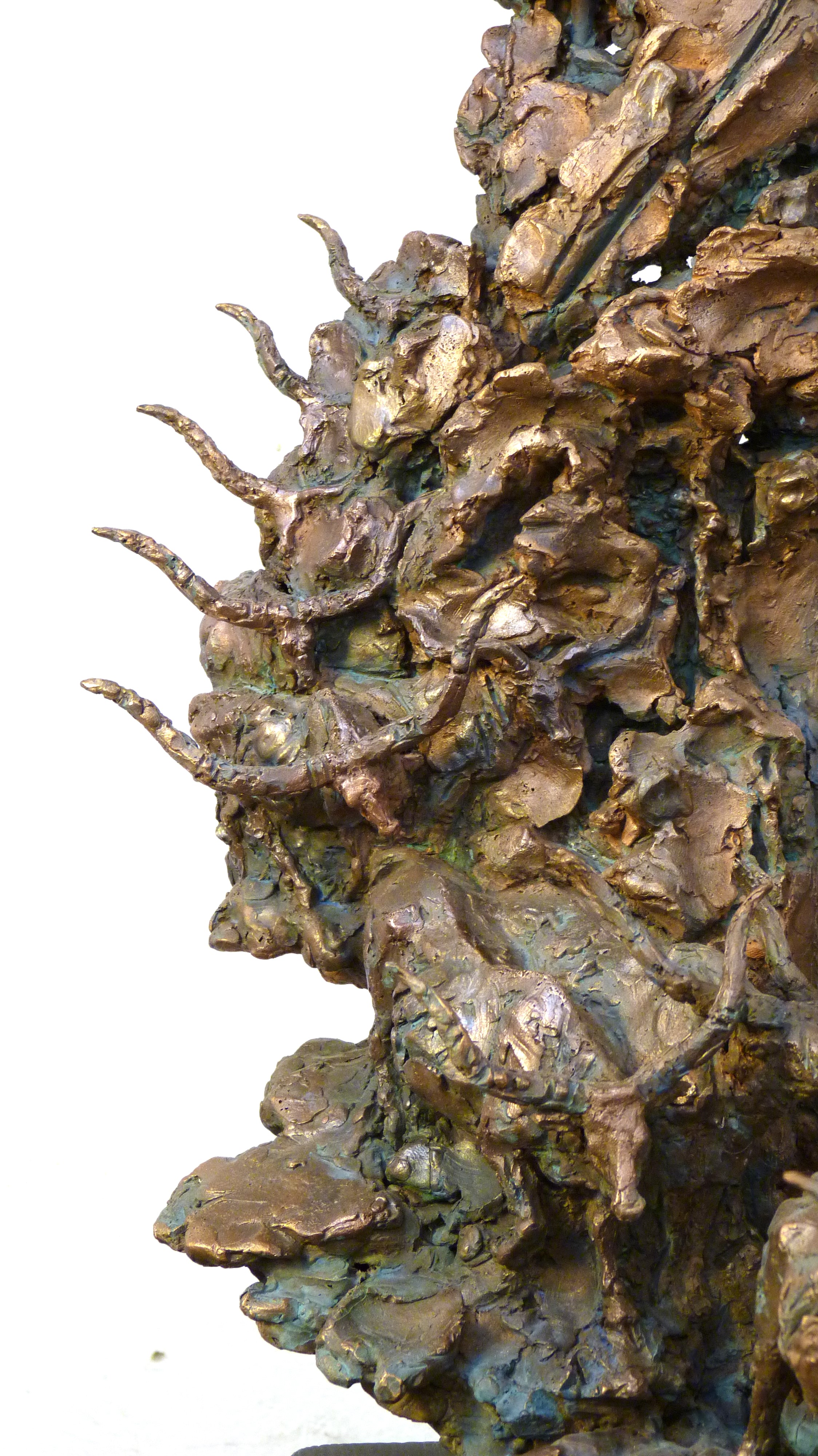 скульптура быков в бронзе, скульптуру животного купить,  авторская скульптура на заказ, скульптор Ольга Колосова.