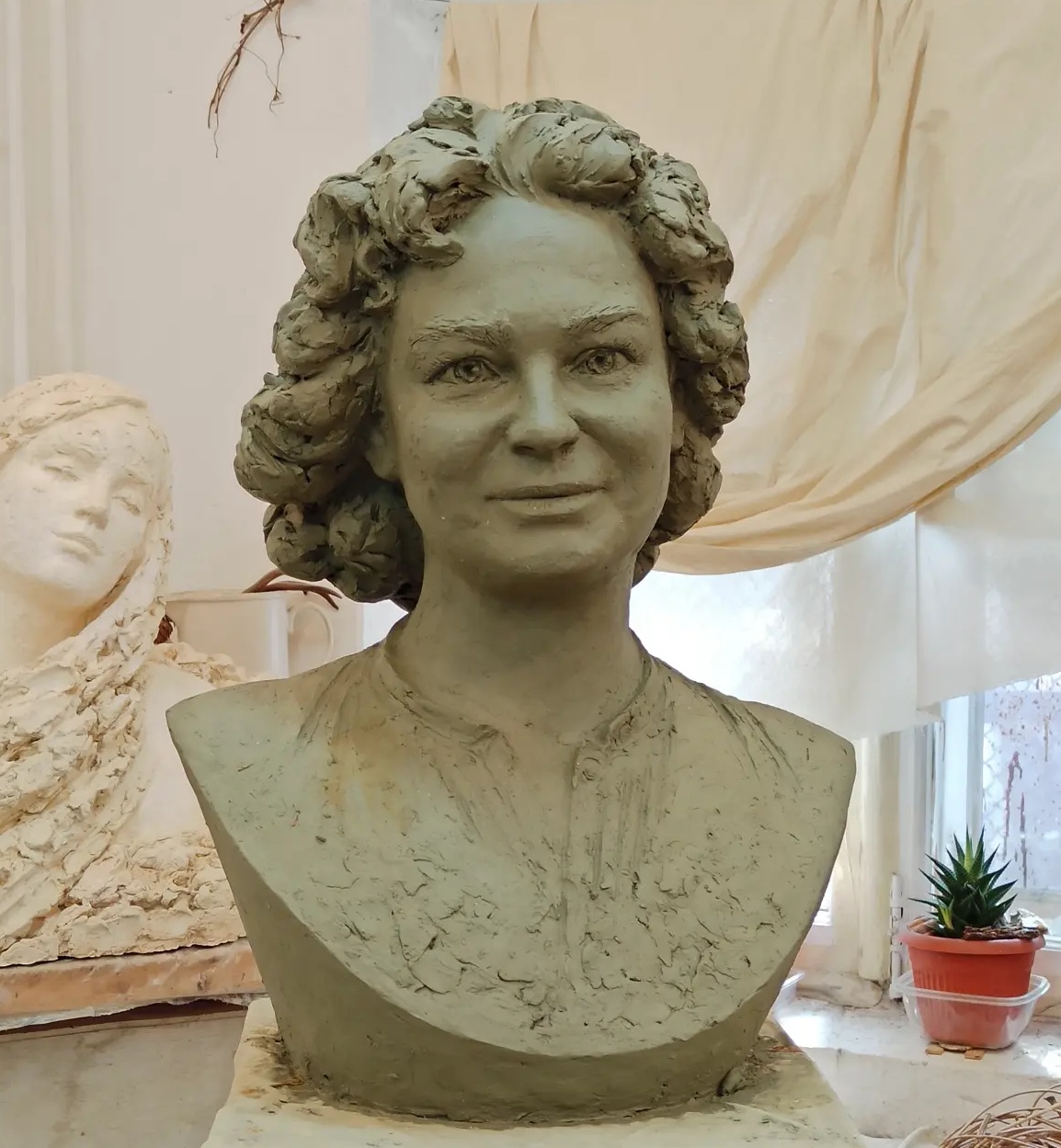 Скульптурный  портрет на заказ, скульптор Ольга Колосова,
