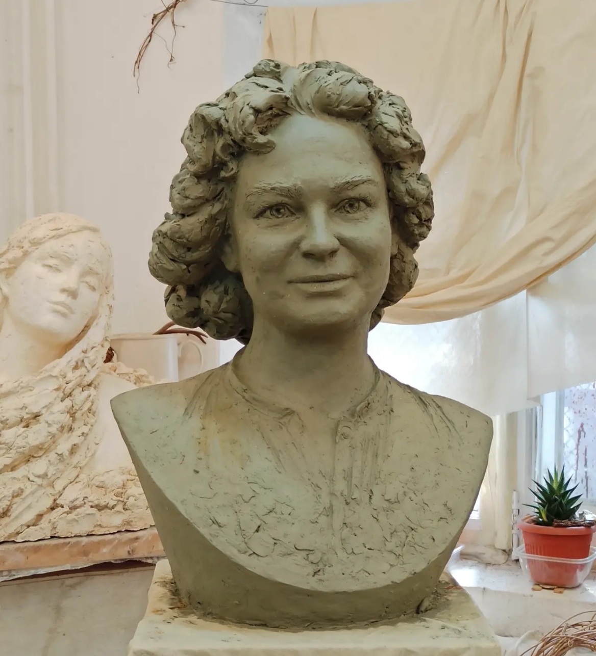 Скульптурный портрет на заказ, скульптор Ольга Колосова.