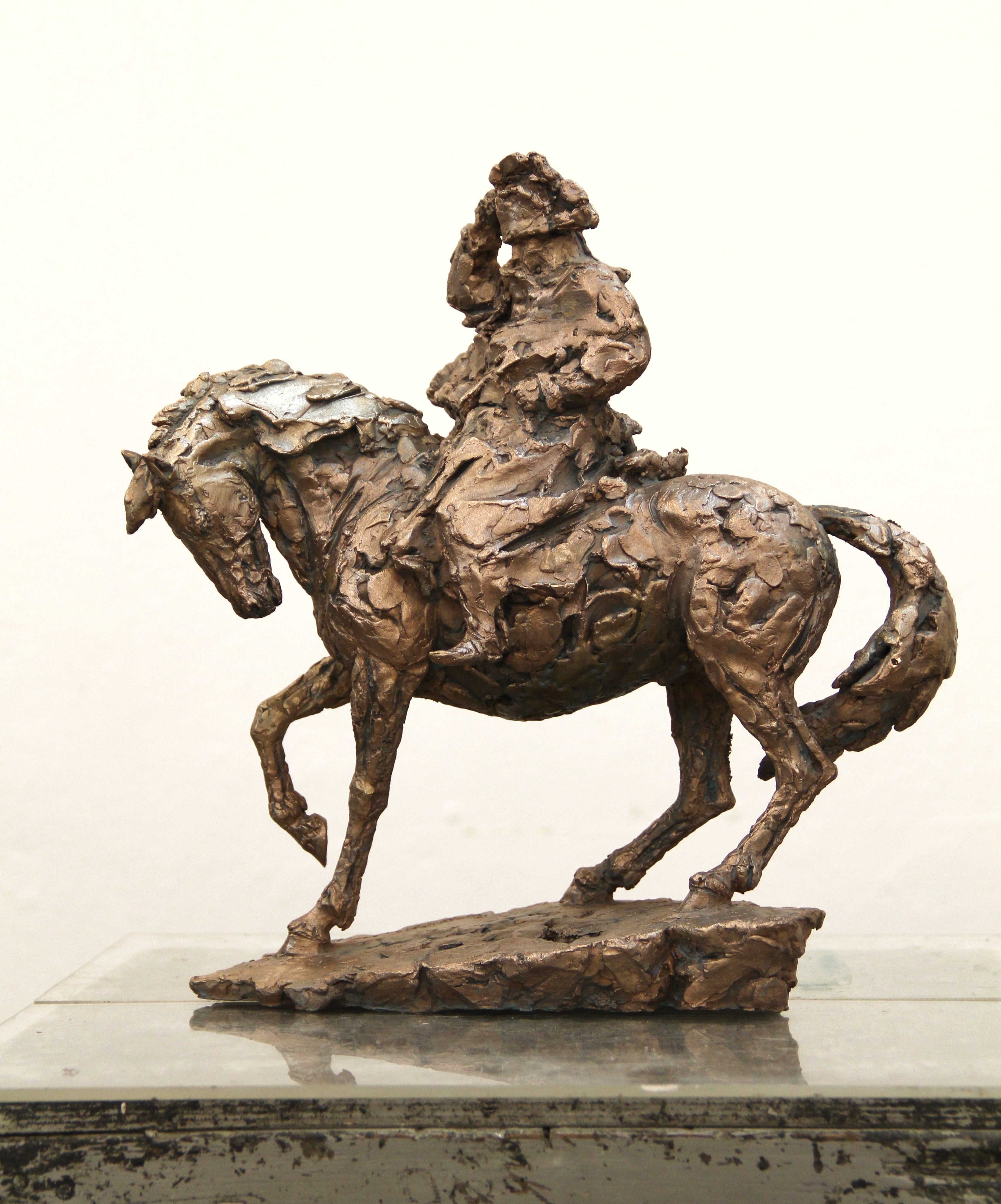  скульптура всадника, скульптор Ольга Колосова, авторскую скульптуру из бронзы  купить. 