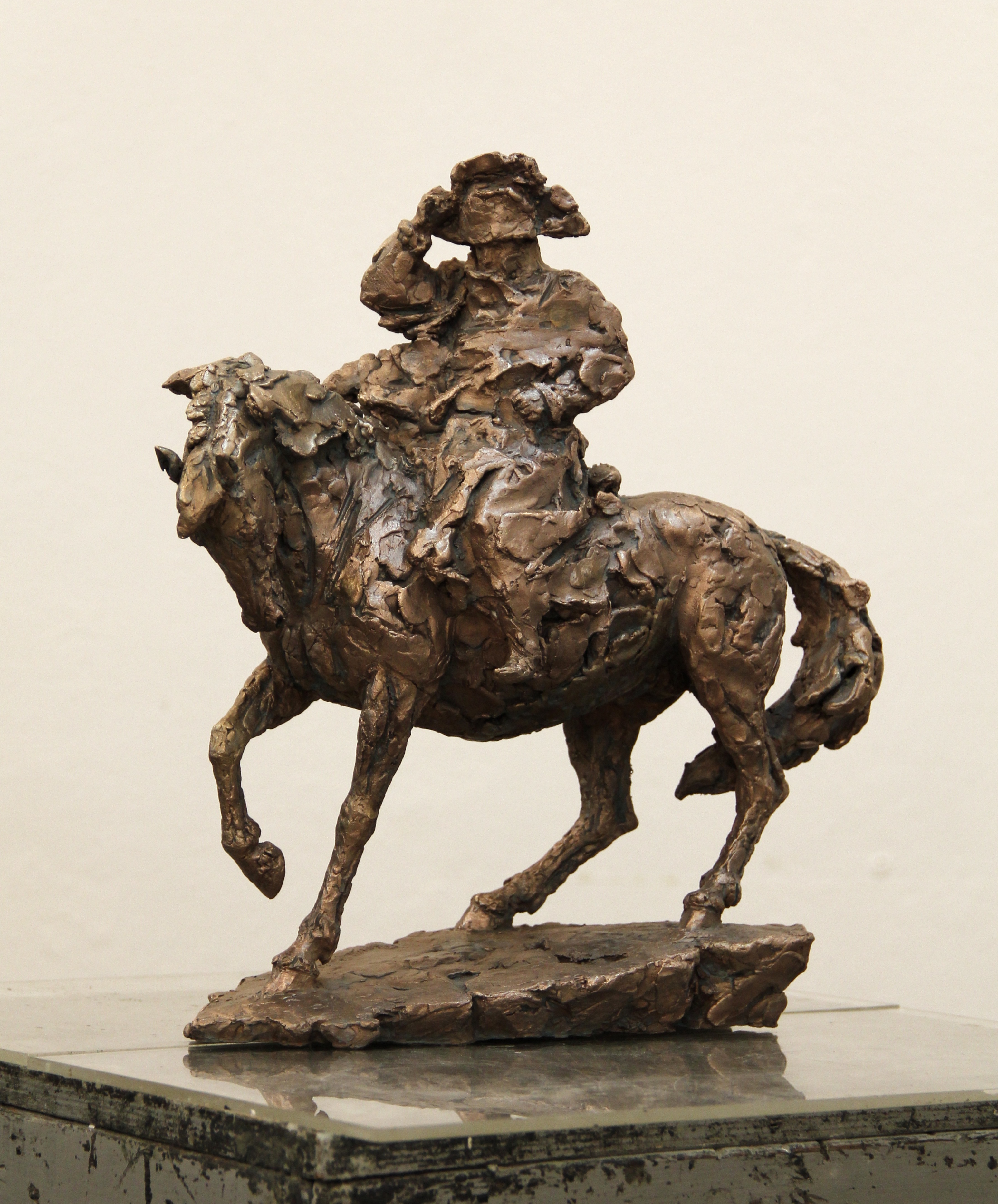  скульптура всадника, скульптор Ольга Колосова, скульптура из бронзы  на заказ