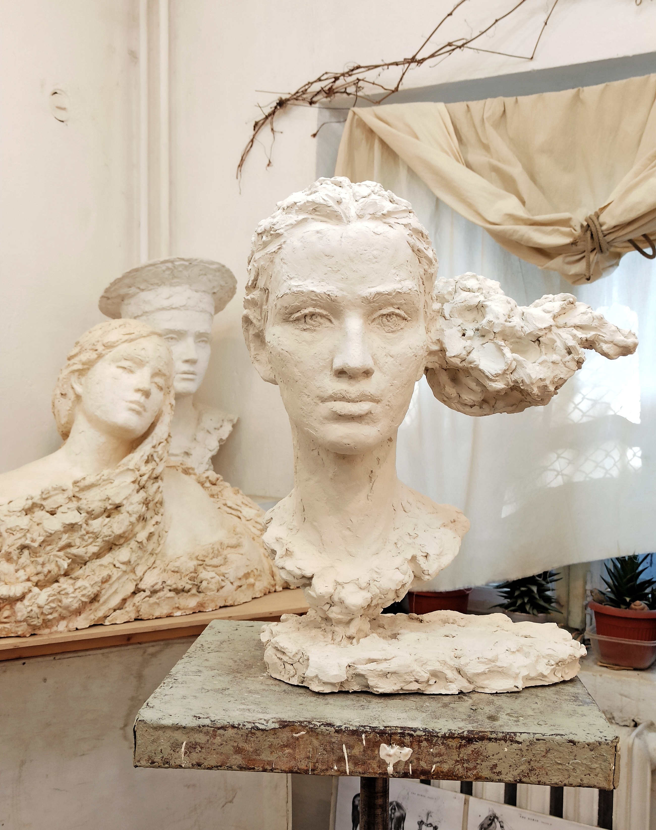 Скульптурные портреты на заказ, скульптор Ольга Колосова,