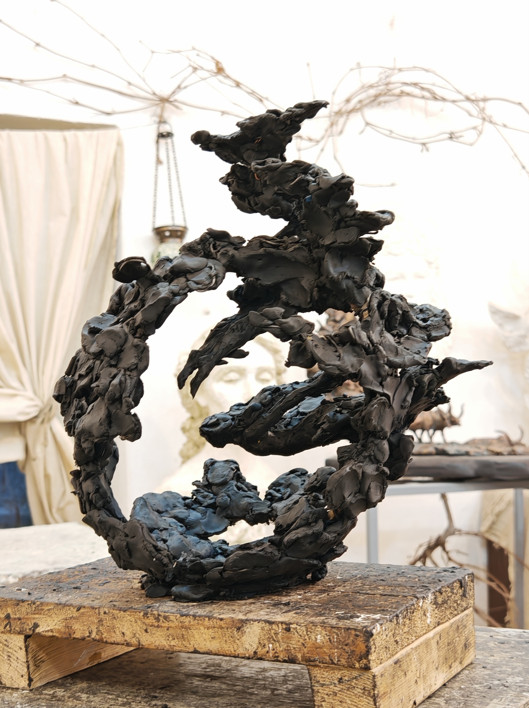 Скульптура ныряльщиц, скульптура на заказ Москва, скульптор Ольга Колосова,