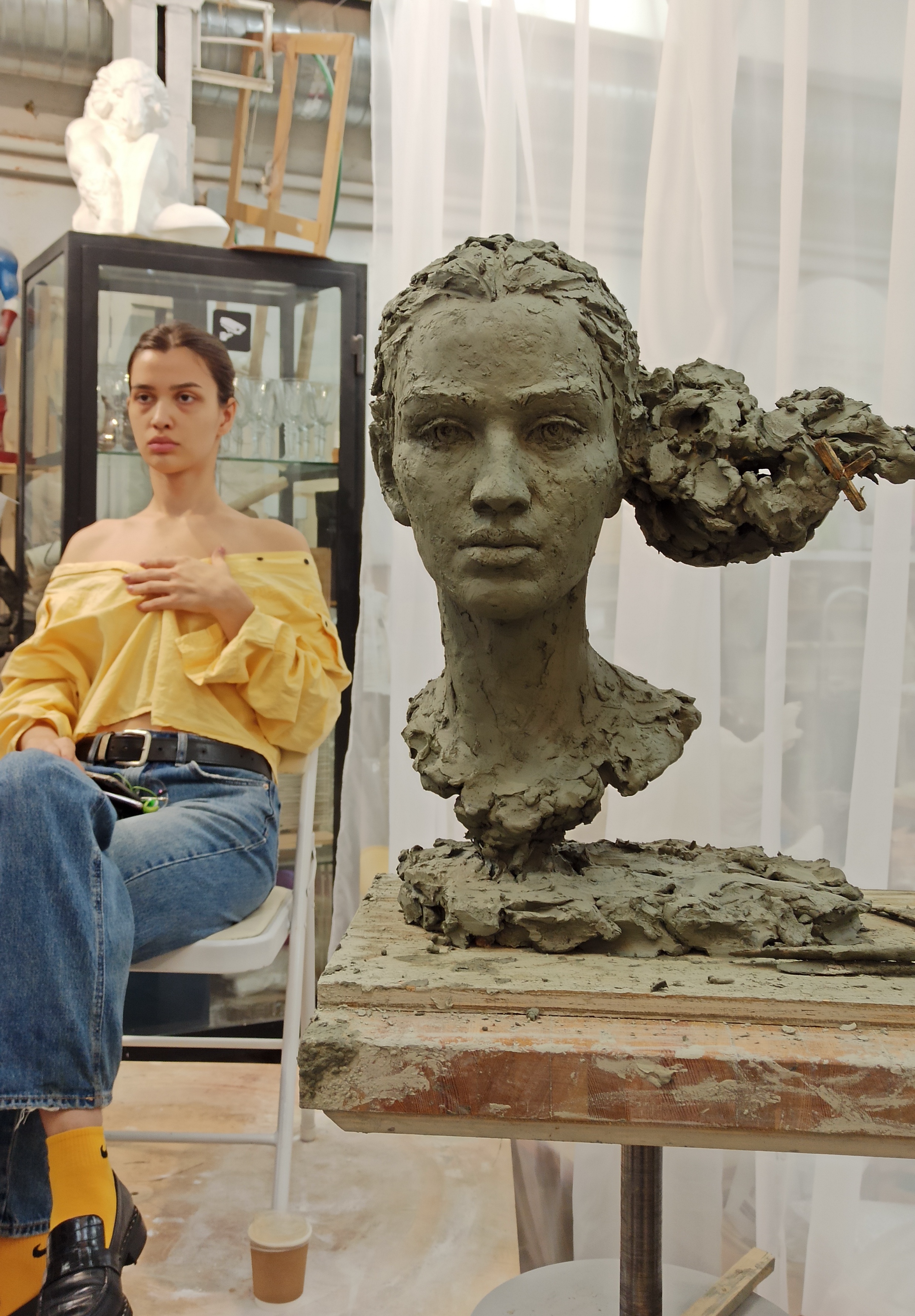 скульптурный портрет на заказ , скульптор Ольга Колосова.