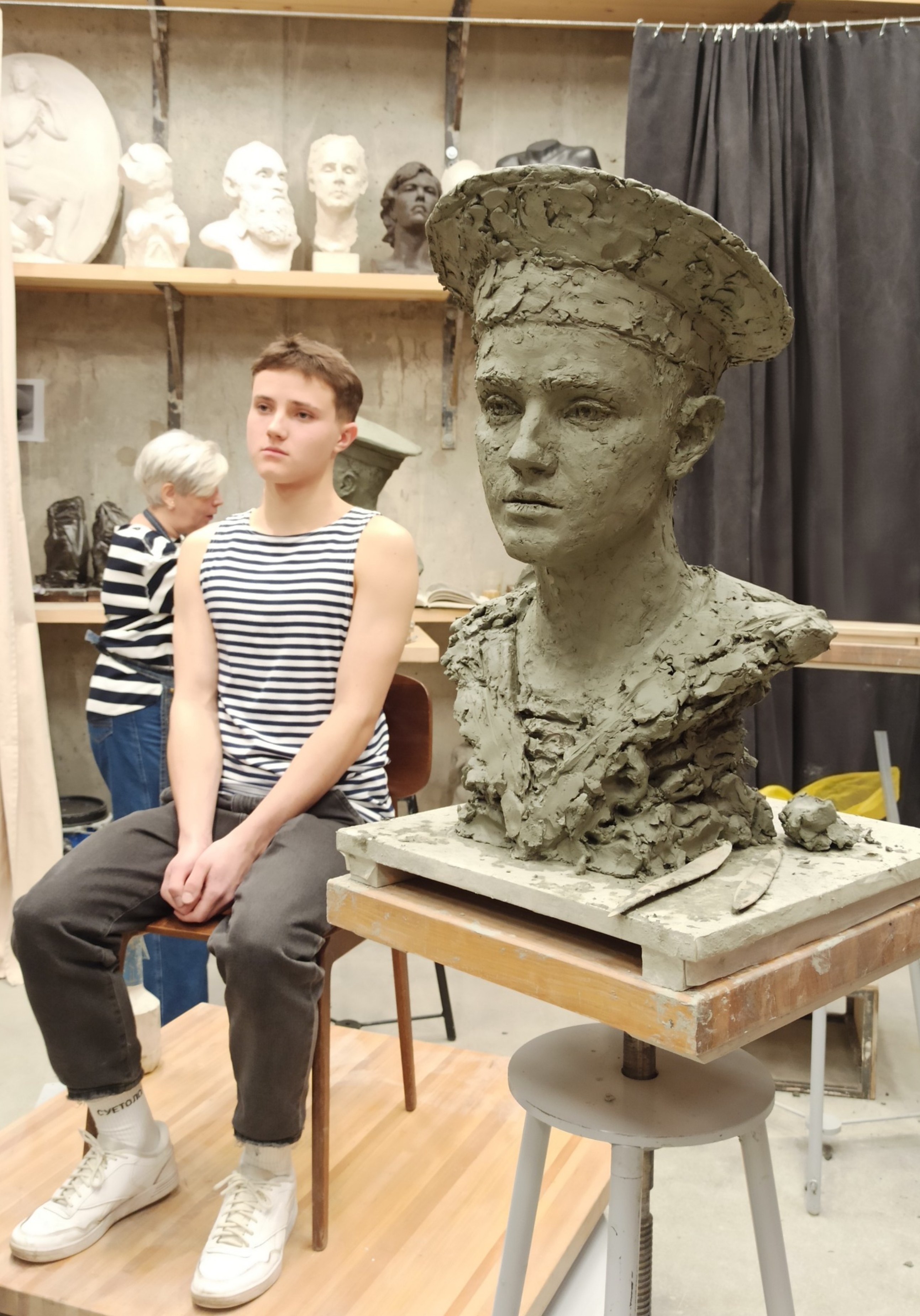 Скульптурный портрет на заказ , скульптор Ольга Колосова.