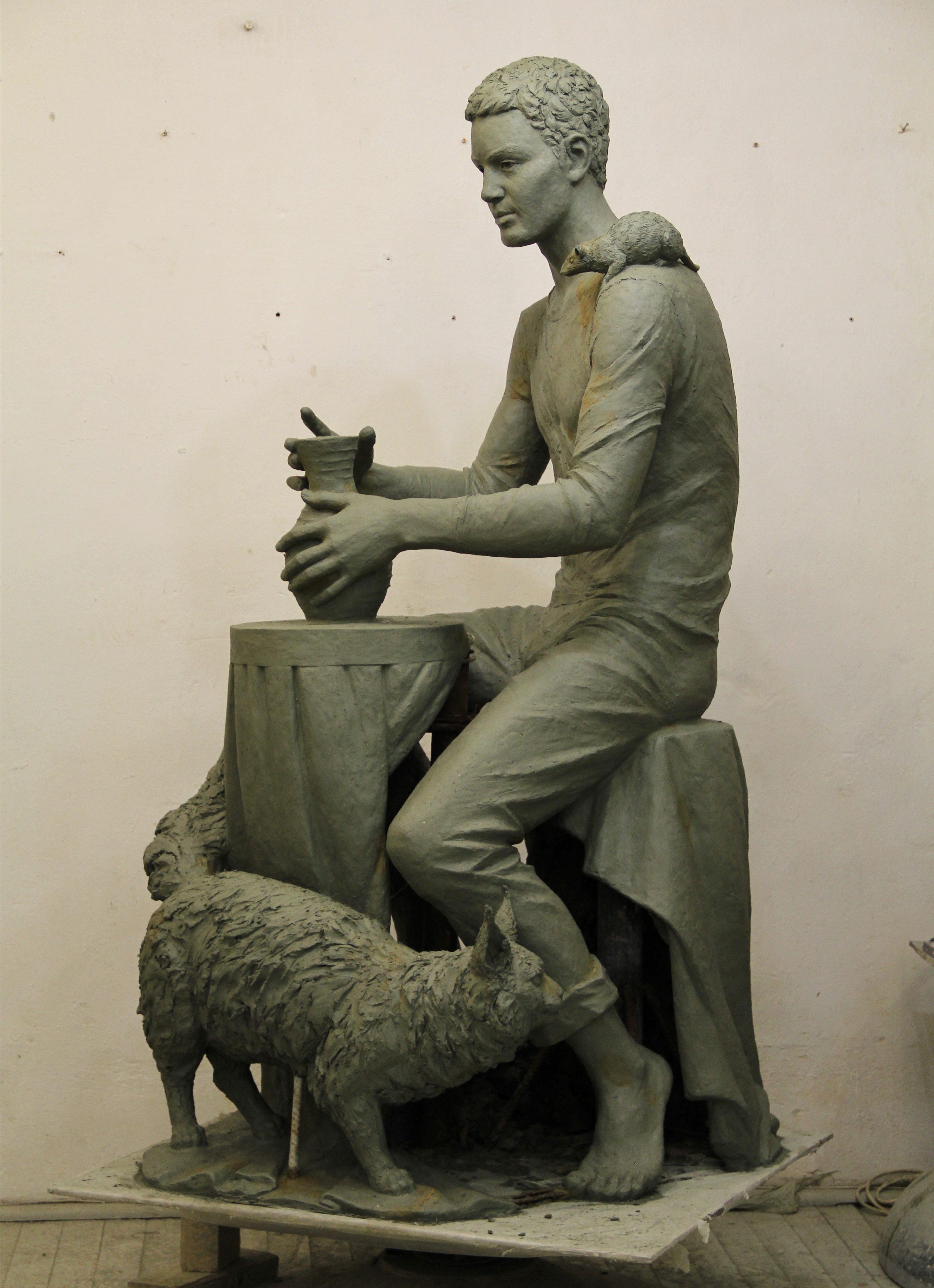 мемориальная скульптура на заказ, памятник на заказ, скульптор Ольга Колосова.