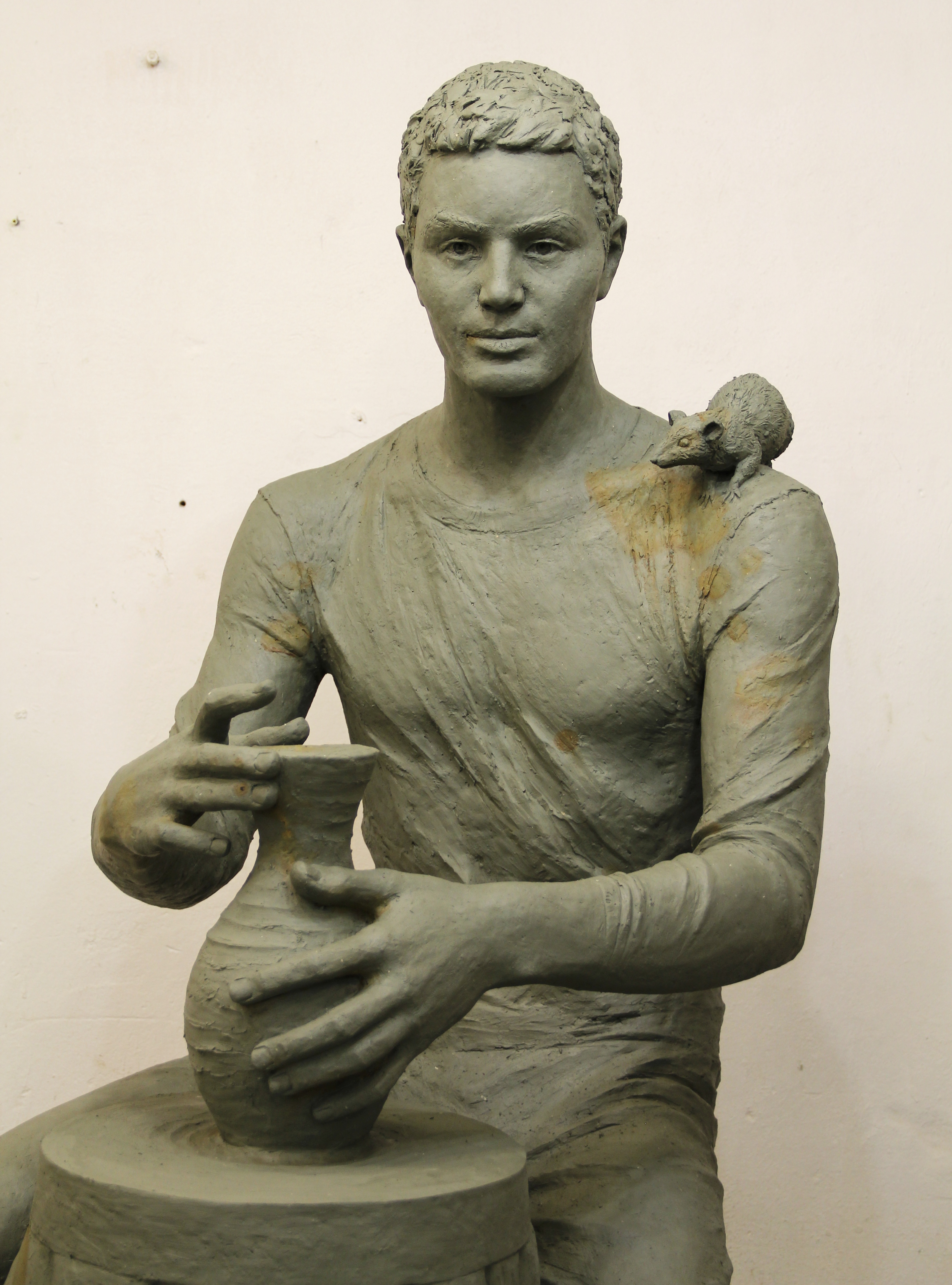 мемориальная скульптура на заказ, памятник на заказ, скульптор Ольга Колосова. Скульптурный бюст  на заказ.