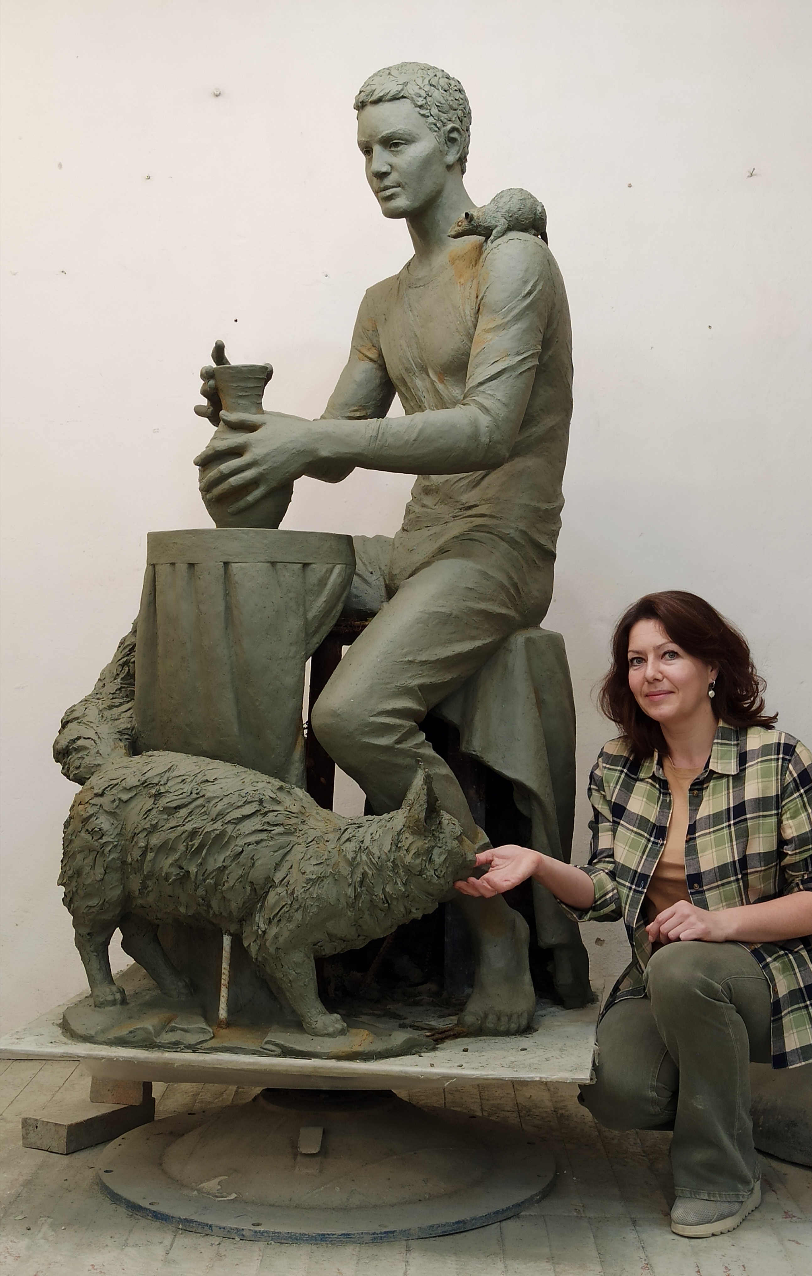 мемориальная скульптура на заказ, памятник на заказ, скульптор Ольга Колосова.